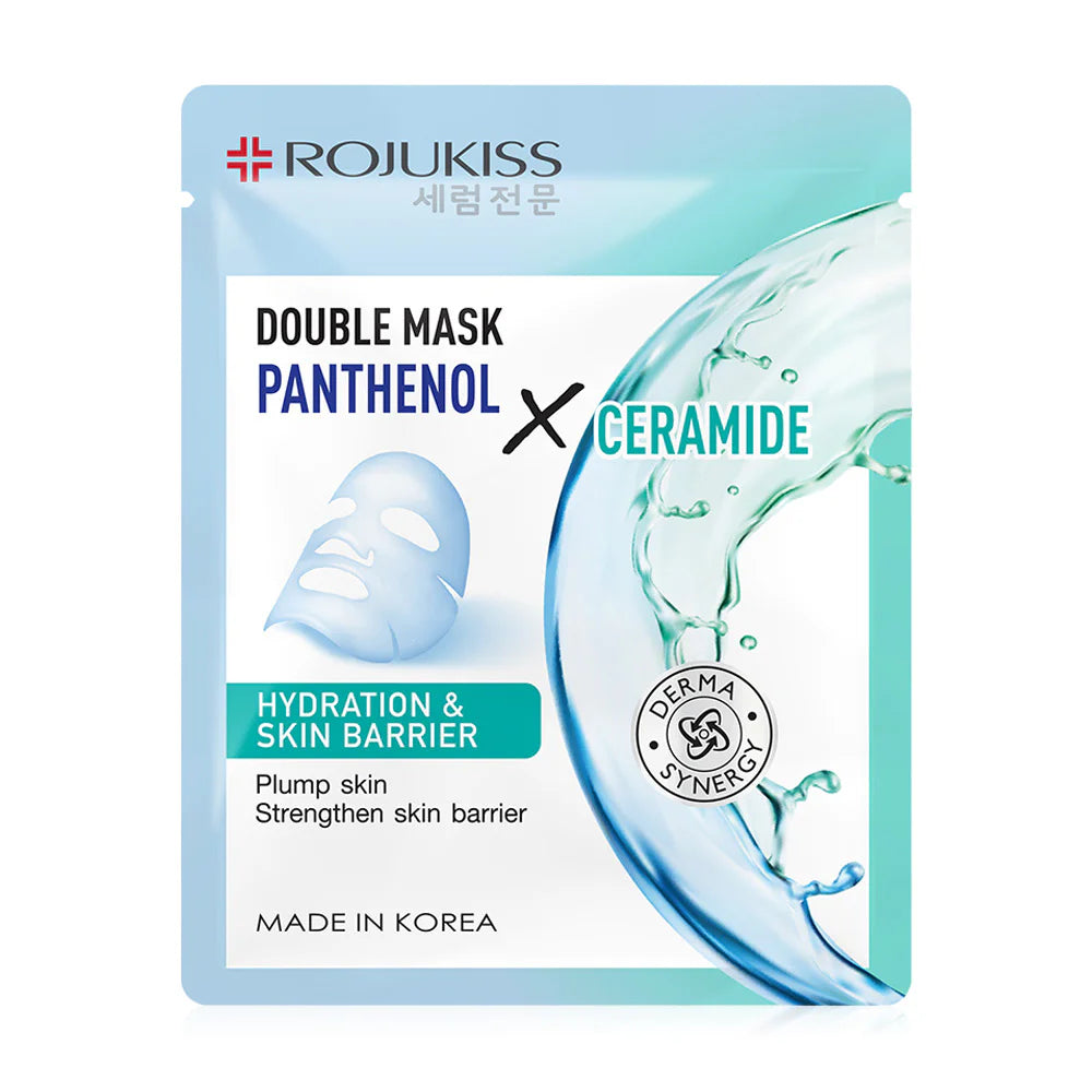 Rojukiss Double Mask Panthenol Ceramide Facial Mask Sheet 25ml