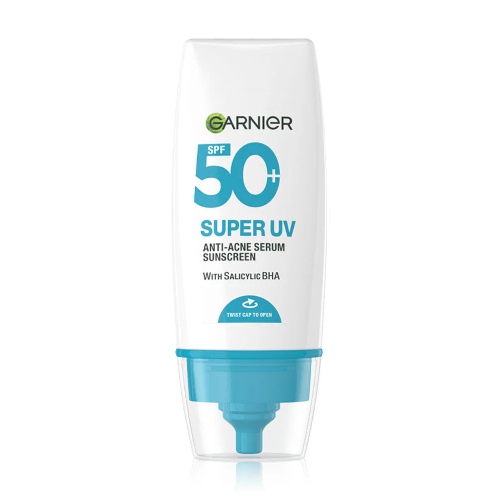 Garnier Super UV Anti-Acne Serum Sunscreen SPF50+ PA+[9389955550003]++ 30ml