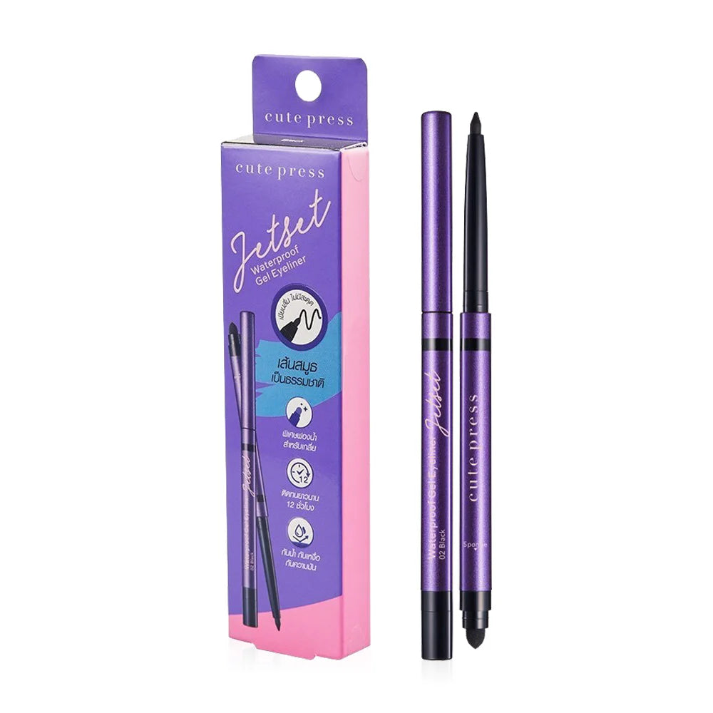 Cute Press Jet Set Waterproof Gel Eyeliner #02