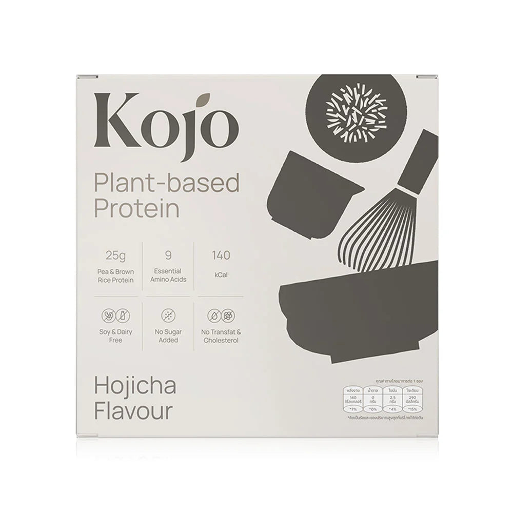 KOJO Plant Based Protein 35g x 10 Sachets #Hojicha Flavour