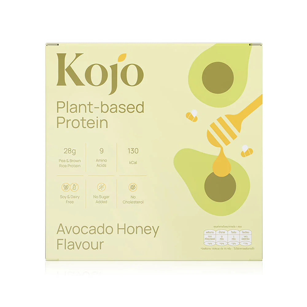 KOJO Plant Based Protein 35g x 10 Sachets #Avocado Honey Flavour