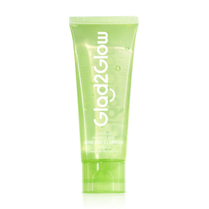 Glad2Glow Gel Cleanser - Centella & Salicylic Acid for Acne-Prone Skin - Beauty Buddy