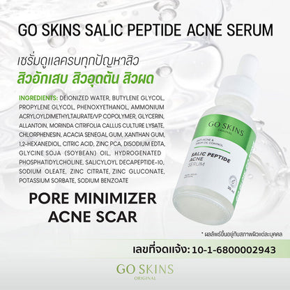GO SKINS Salic Peptide Acne Microbiome Serum 30ml