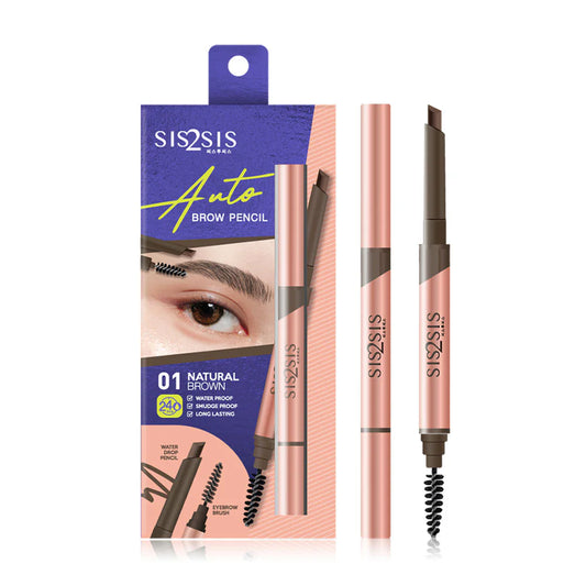 sis2sis Auto Brow Pencil - Natural Brown 0.28g - Beauty Buddy