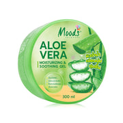 Moods Skin Care Aloe Vera Moisturizing & Soothing Gel 300g