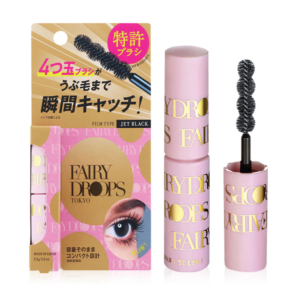 FAIRYDROPS Quattro Lash Black film mascara 5.5g #Jet Black