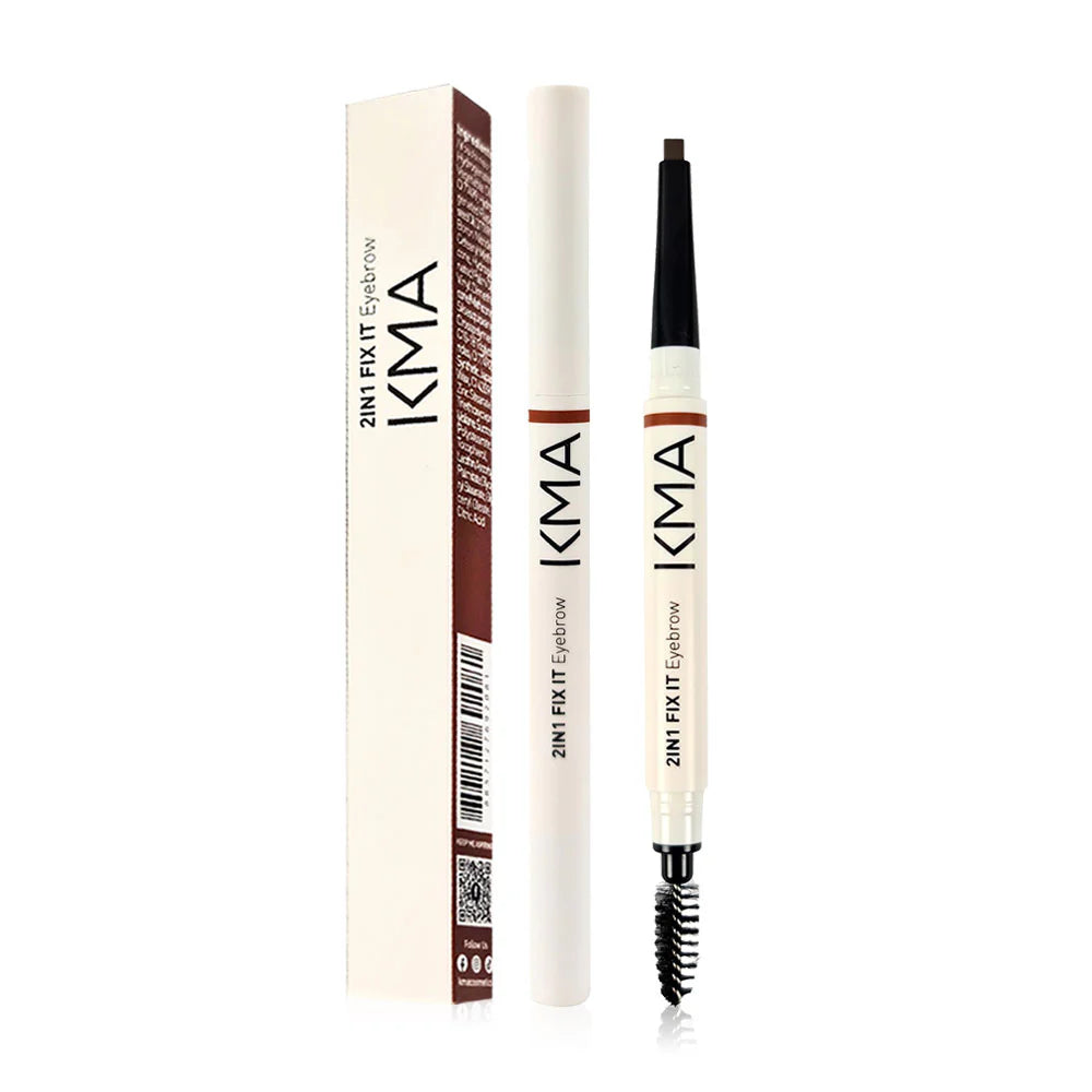 KMA 2In1 Fix It Eyebrow Automatic Rotating Eyebrow Pencil 0.16g #N2