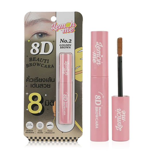 Lemon Me Eyebrow Mascara - 8D Beauti Brow in Golden Brown - Beauty Buddy