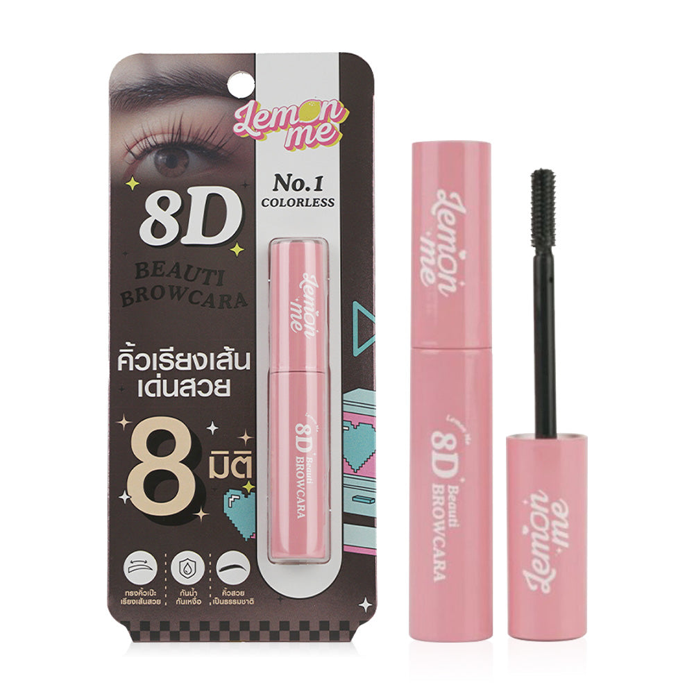 Lemon Me Eyebrow Mascara - 8D Beauti Brow #01 Colorless - Beauty Buddy