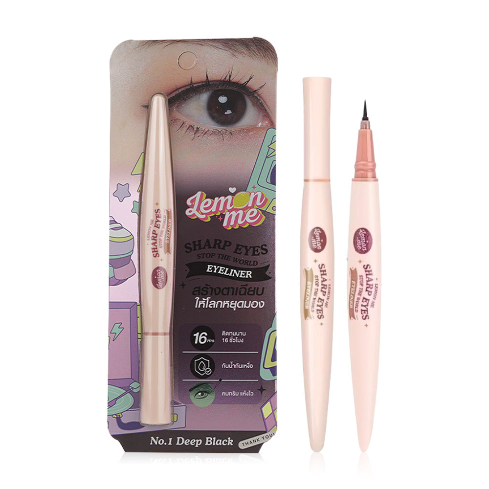 Lemon Me Eyeliner - Deep Black Waterproof Formula - Beauty Buddy