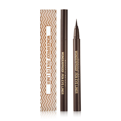 BOM Eyeliner Pen - Wonder Brown Waterproof Formula - Beauty Buddy