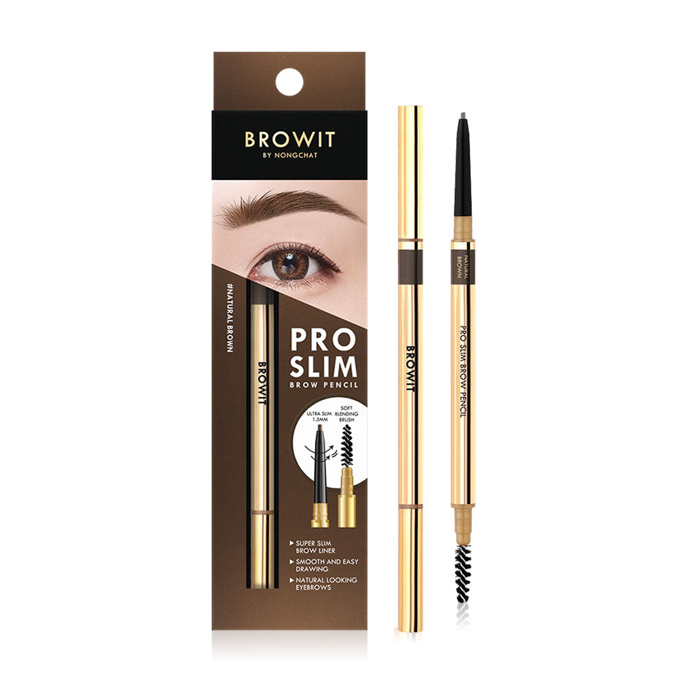 Browit Slim Brow Pencil - Natural Brown 0.06g