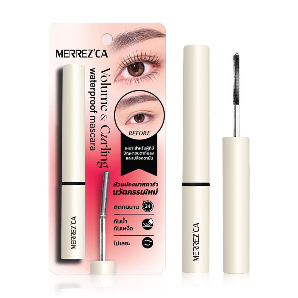 Merrezca Mascara - Volume and Curling Waterproof Formula