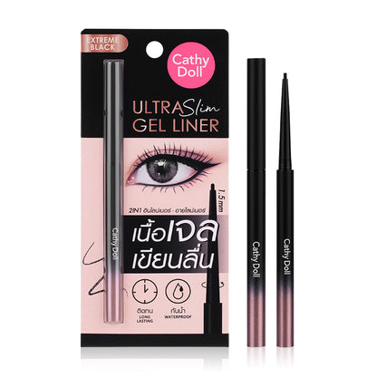 Cathy Doll Gel Eyeliner - Ultra Slim Extreme Black - Beauty Buddy