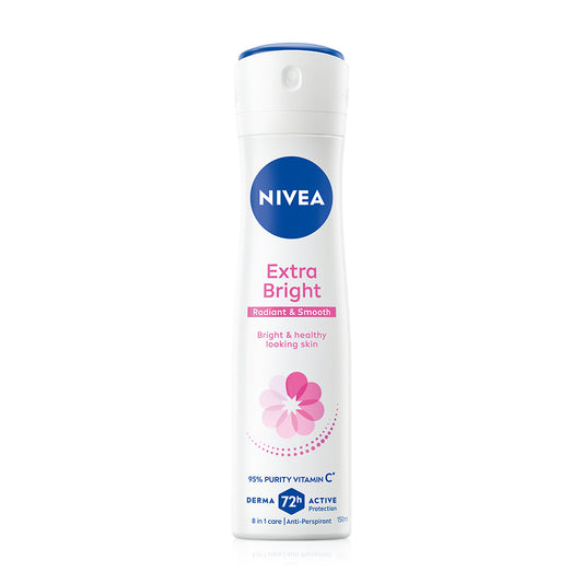 Nivea Deodorant Spray - Extra Bright Radiant Formula - Beauty Buddy