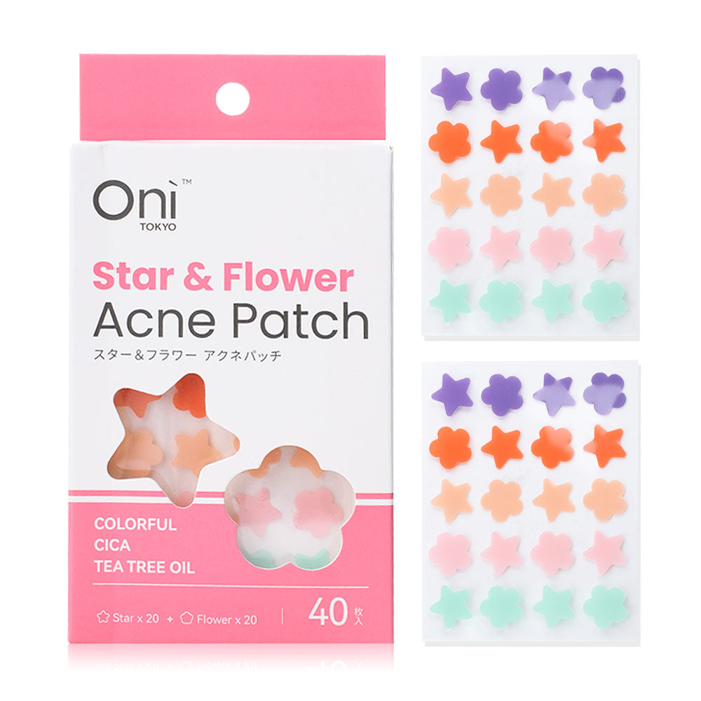 Oni Star & Flower Acne Patch 40 Dots #star #flower