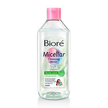 Biore Micellar Cleansing Water - Acne Care with Shiso Mint 400ml - Beauty Buddy