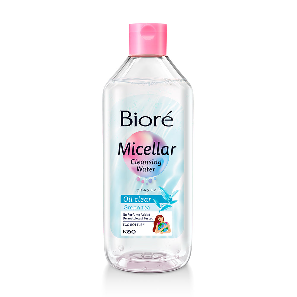 Biore Micellar Cleansing Water - Oil Clear with Green Tea 400ml - Beauty Buddy