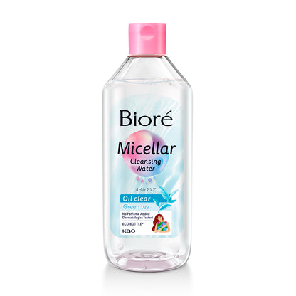 Biore Micellar Cleansing Water - Oil Clear with Green Tea 400ml - Beauty Buddy