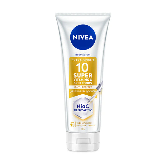NIVEA Extra Bright 10 Super Vitamin & Skin Foods Body Serum 170ml
