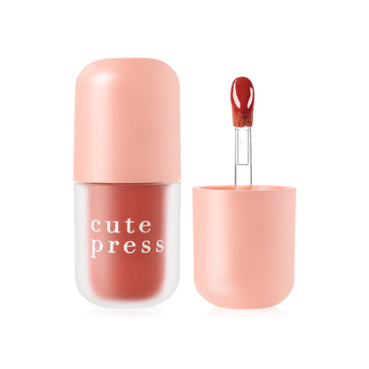 Cute Press Lip Capsule - Coral Shot with Raspberry Oil - Beauty Buddy
