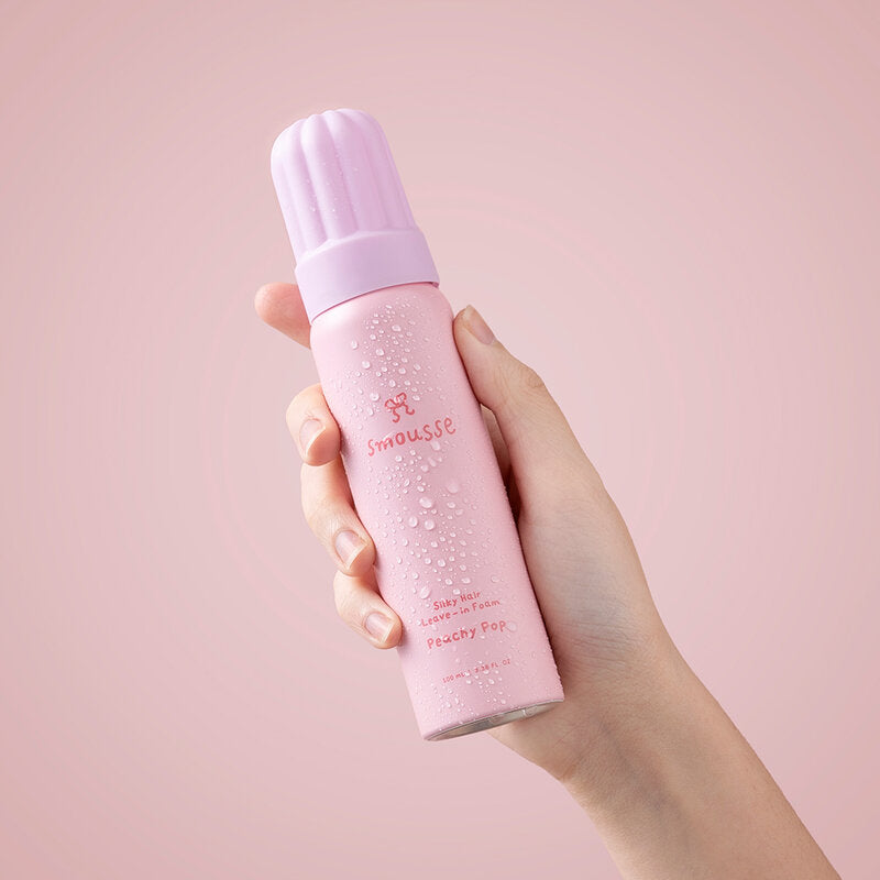SMOUSSE Silky Hair Leave-In Foam Peachy Pop 100ml