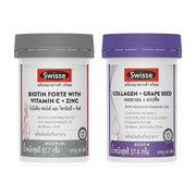 SWISSE Set 2 Items Collagen + Grape Seed 60 Tablets + Zinc 60 Tablets
