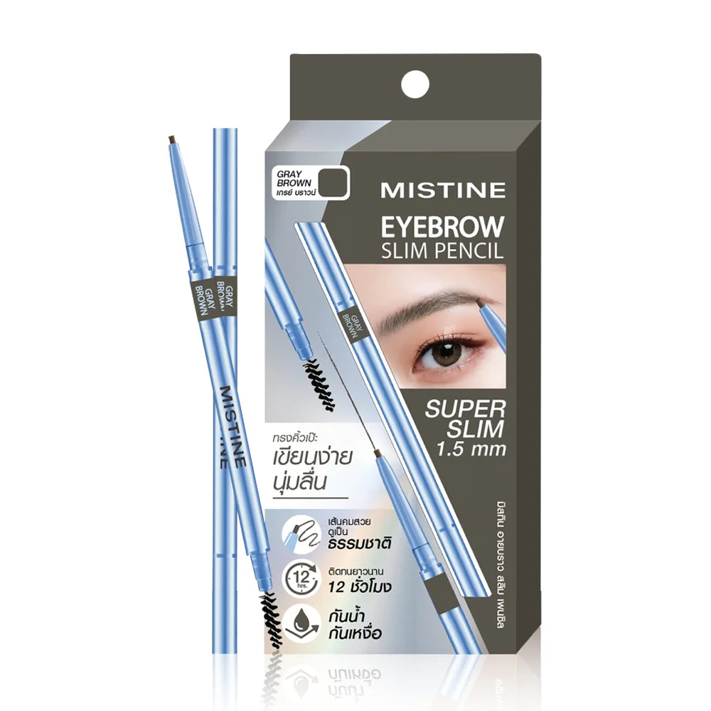 MISTINE Eyebrow Slim Pencil 0.06g #Gray Brown 1.5mm