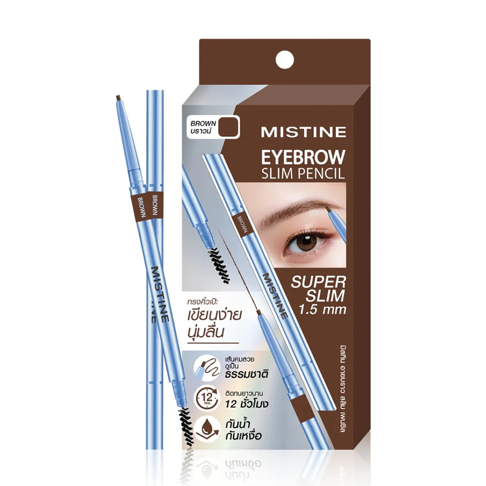 MISTINE Eyebrow Slim Pencil 0.06g #Brown 1.5mm