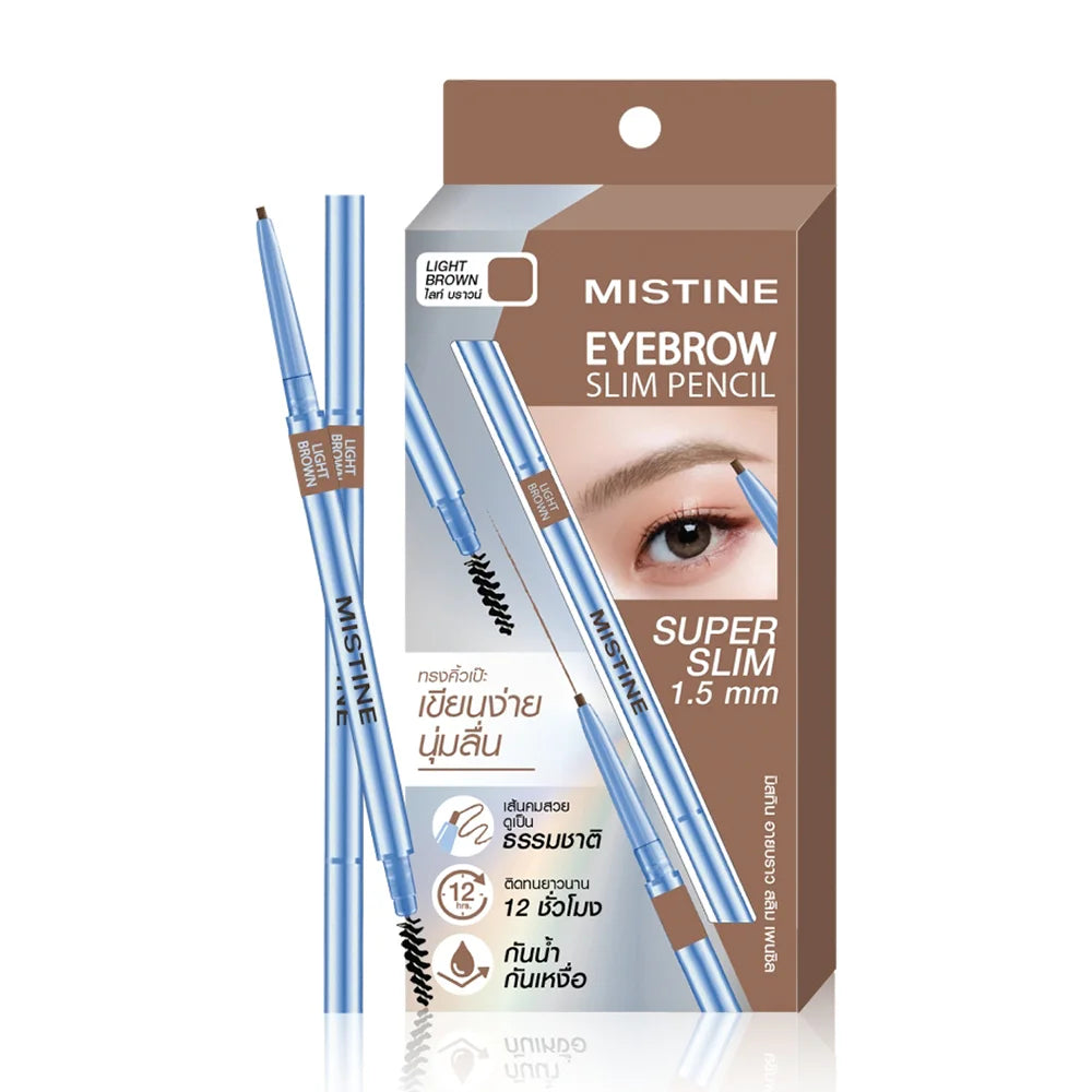 MISTINE Eyebrow Slim Pencil 0.06g 1.5mm #Light Brown