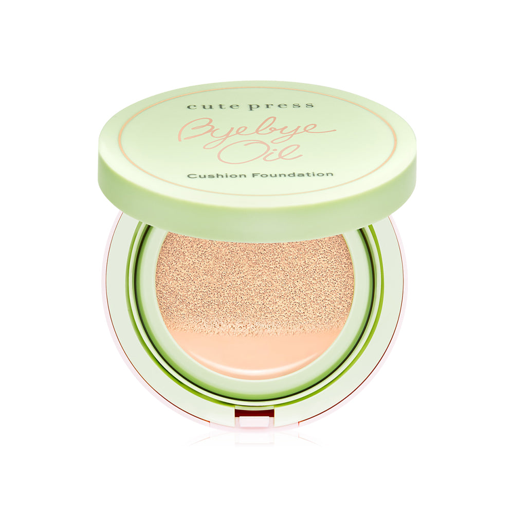 Cute Press Cushion Foundation - SPF50+ Oil Control, Cool Cotton - Beauty Buddy