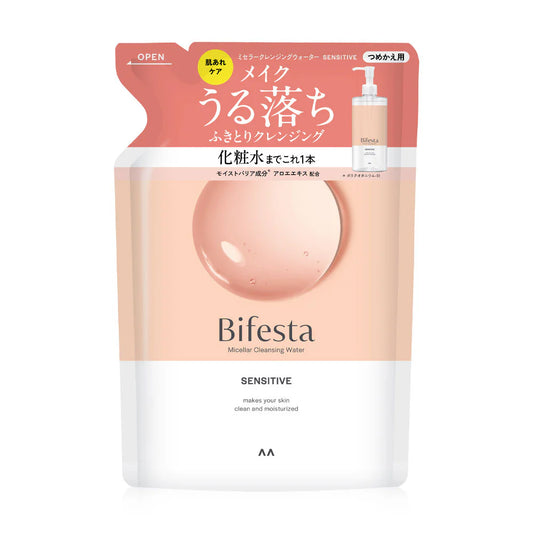 Bifesta Micellar Cleansing Water - Sensitive Skin Refill 360ml - Beauty Buddy