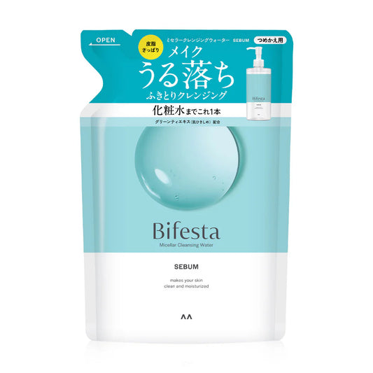 Bifesta Micellar Cleansing Water - Sebum Control with Green Tea Extract - Beauty Buddy