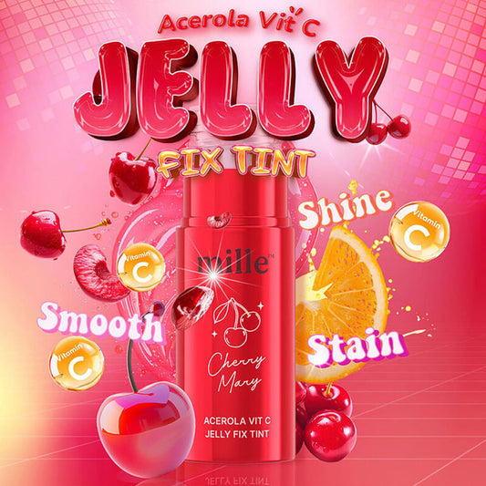 Mille Acerola Vit C Jelly Fix Tint 3g #01 Cherry Mary