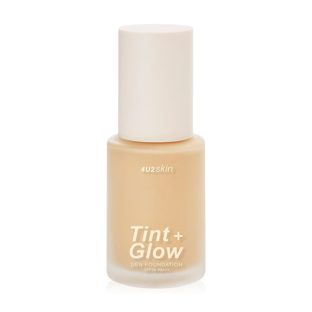 4U2 Foundation - Skin Tint + Glow Dew, SPF30, Sand Tinted - Beauty Buddy