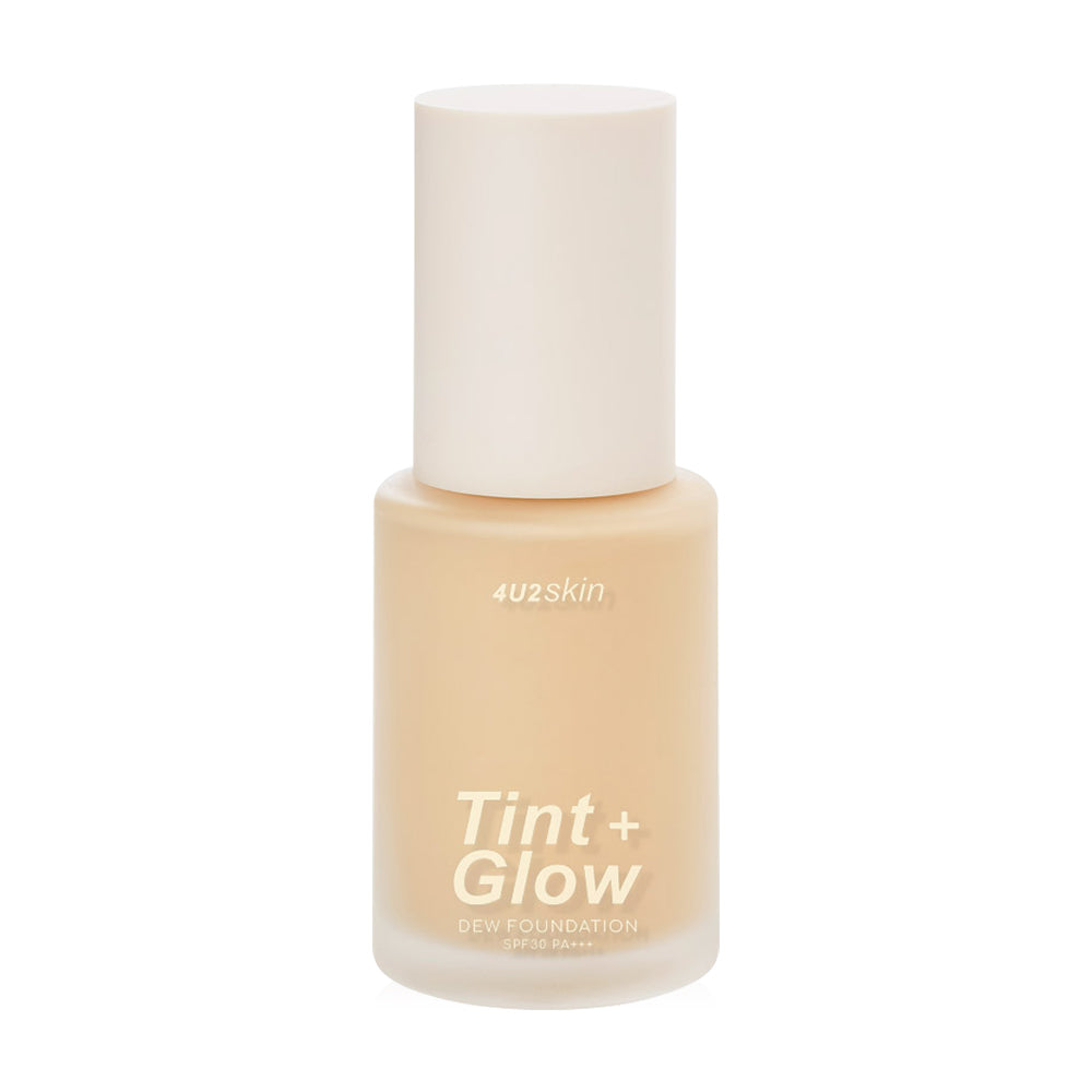 4U2 Tinted Foundation - Skin Tint + Glow Dew, SPF30, Nude - Beauty Buddy