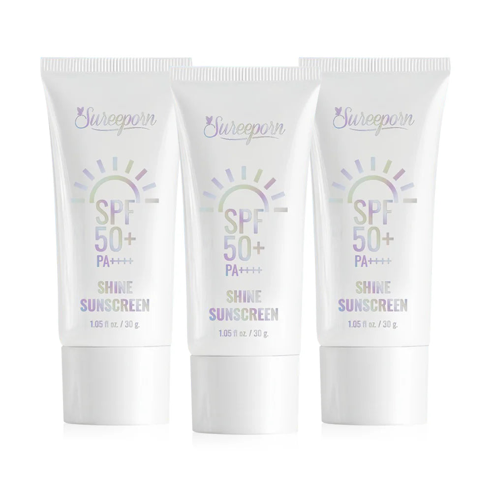 Sureeporn Shine Sunscreen SPF50+ PA+++++ 30ml x 3pcs