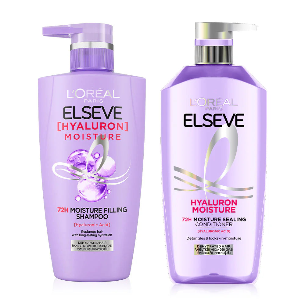 L'OrŽal Paris Elseve Hyaluron Filling Shampoo 410ml + Sealing Conditioner 375ml