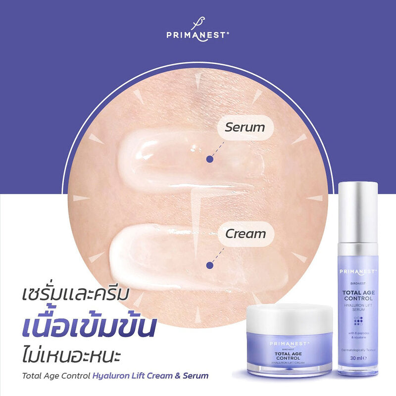 PRIMANEST Birdnest Total Age Control Hyaluron Lift Cream 50g