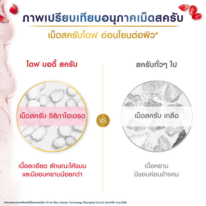 Dove Pomegranate Body Scrub 280g