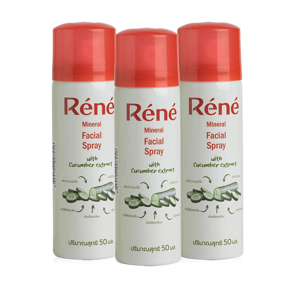 Rene Mineral Facial Spray 50ml x 3pcs