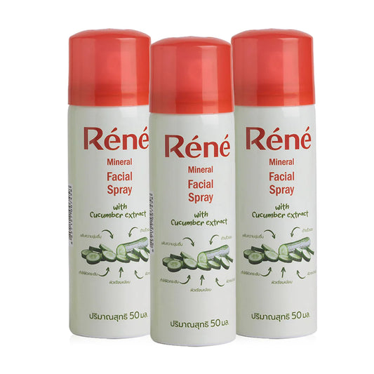 Rene Mineral Facial Spray 50ml x 3pcs