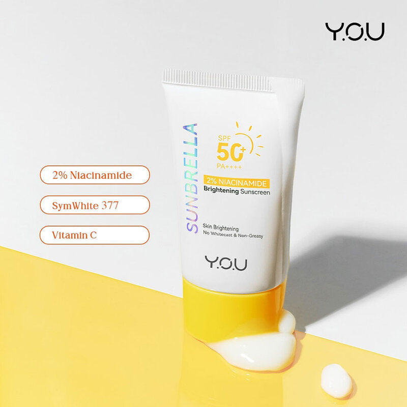 YOU Sunscreen - 2% Niacinamide Brightening SPF50+ PA++++ - Beauty Buddy