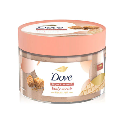 Dove Sugar Coconut Body Scrub 280g