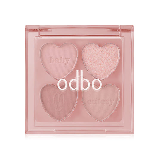 ODBO Eyeshadow Palette - Baby Milk 4 Shades - Beauty Buddy