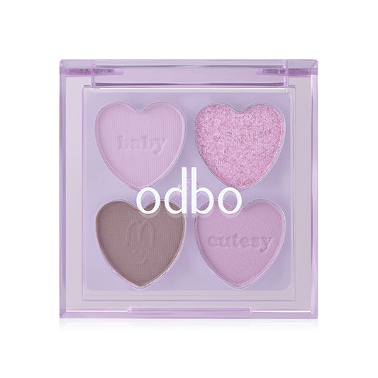 ODBO Eyeshadow Palette - Baby Grape 4 Shades - Beauty Buddy