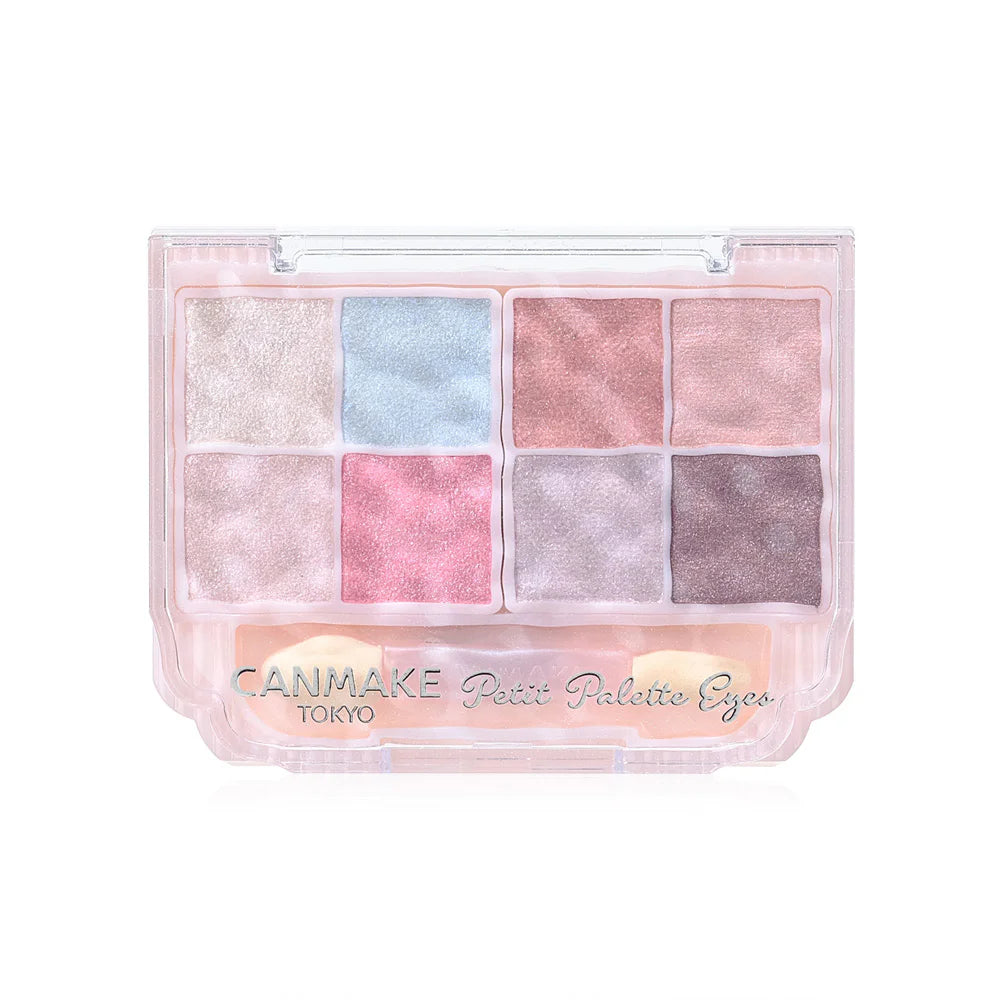 Canmake Petit Palette Eyes [Sparkling Type] 2.4g #S01 Aurora Candy 8-color glitter eyeshadow palette