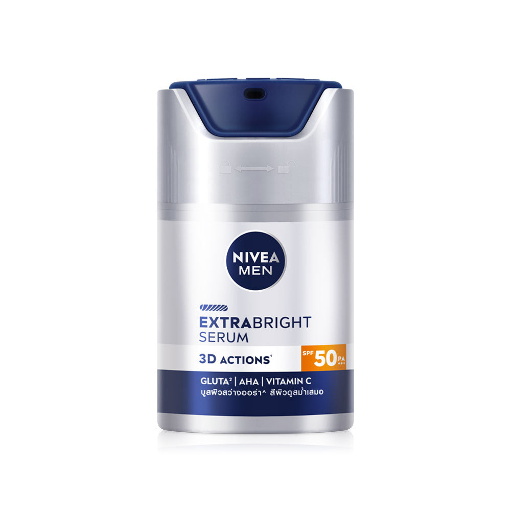 NIVEA Men Serum - Extra Brightening with SPF50 PA+++ - Beauty Buddy