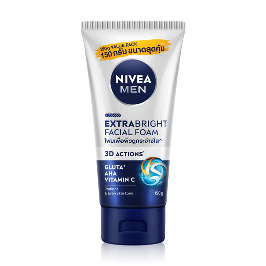 NIVEA Facial Foam - Extra Brightening for Men - Beauty Buddy