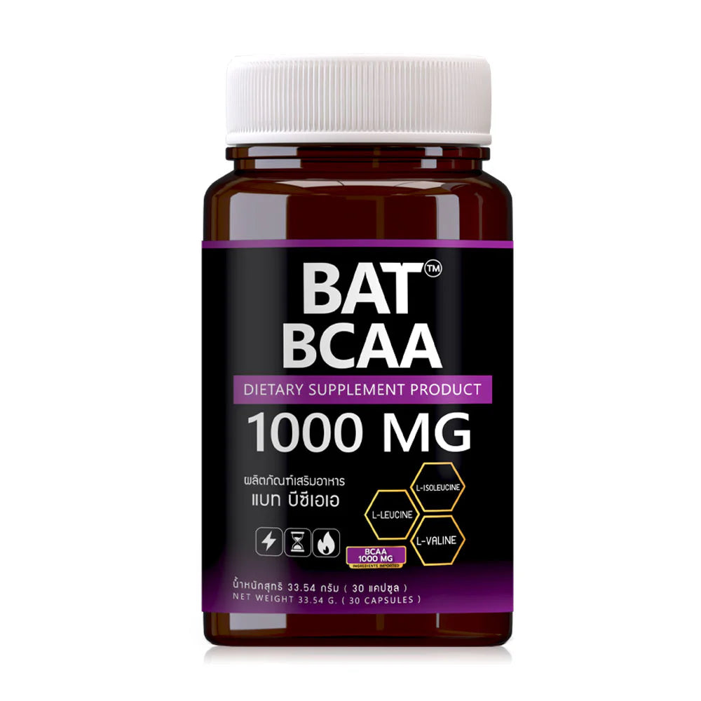 BAT BCAA 1000mg 30 Capsules Dietary Supplement